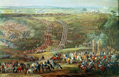 Die Schlacht bei Fontenoy, 11. Mai 1745 (Detail) von Louis Nicolas van Blarenberghe